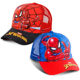 Spider Baseball Cap for Children, 2 Pieces Spider Baseball Hat, Summer Adjustable Children's Cap, Sun Hat for Unisex, Cartoon Design, A, Small